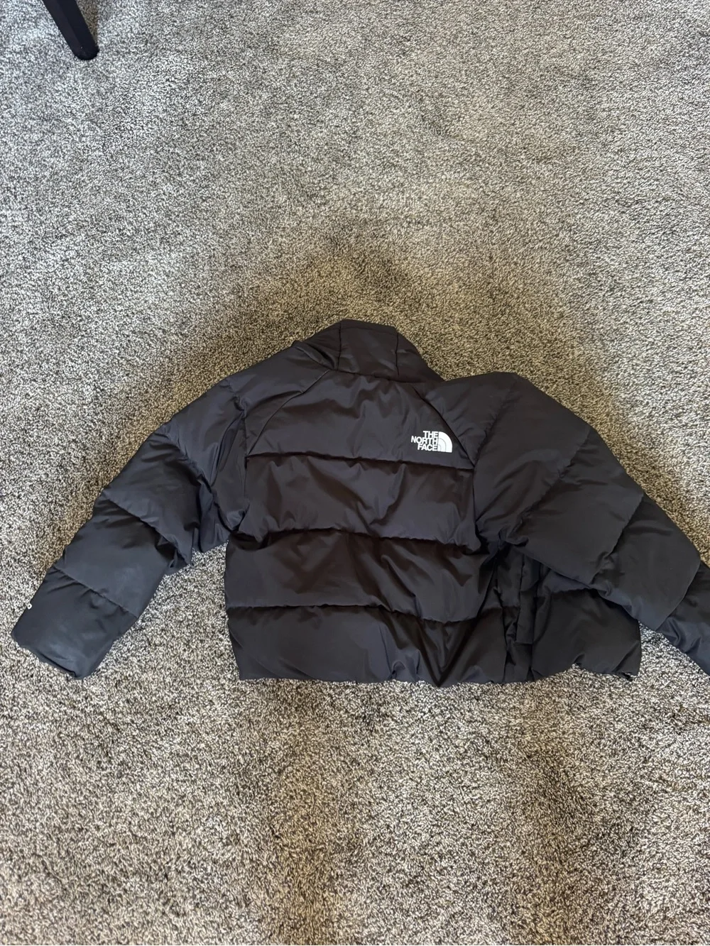 The North Face Kids Black Hooded Puffer Jacket